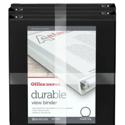 Durable View 3-Ring Binder, 1 1/2
