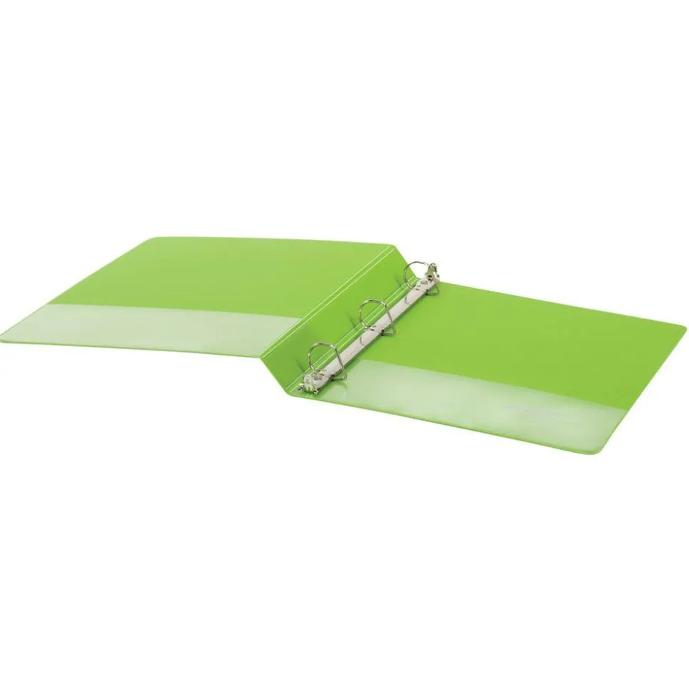 Durable View 3-Ring Binder, 1" D-Rings, Green