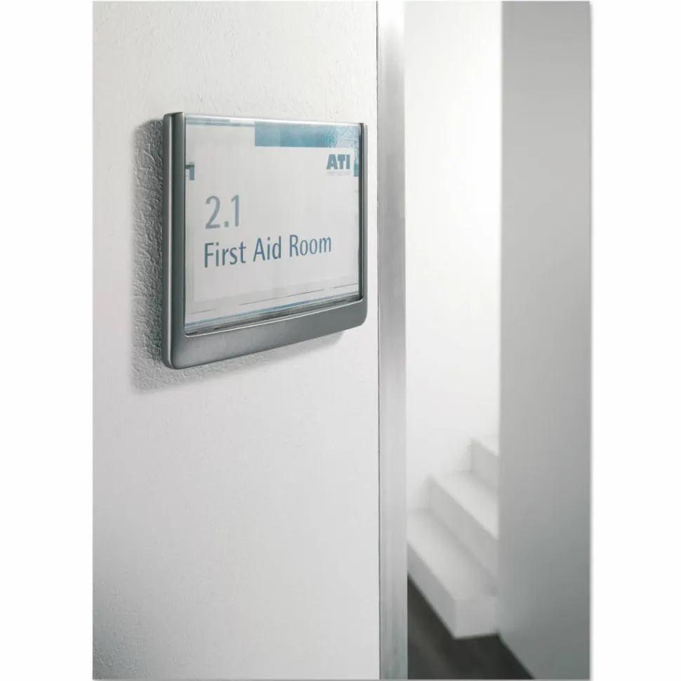 Durable Click Sign, 5 1/8"H x 6 3/4"W x 5/8"D