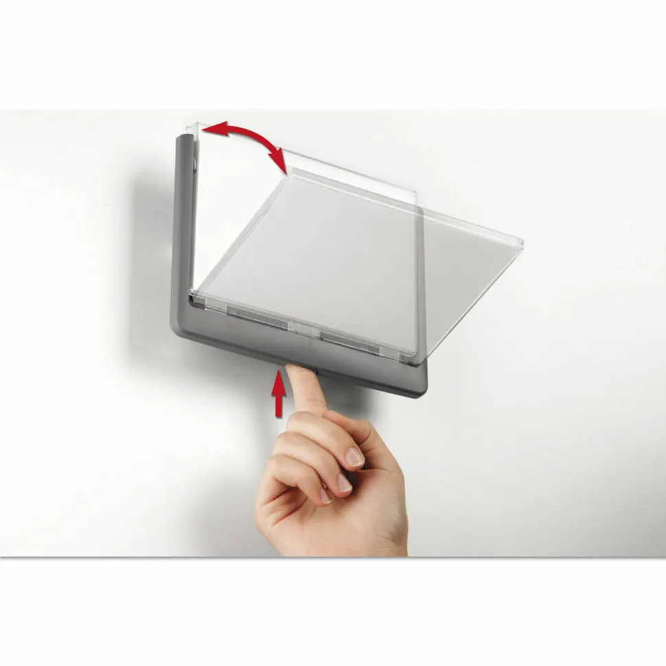 Durable Click Sign, 5 1/8"H x 6 3/4"W x 5/8"D