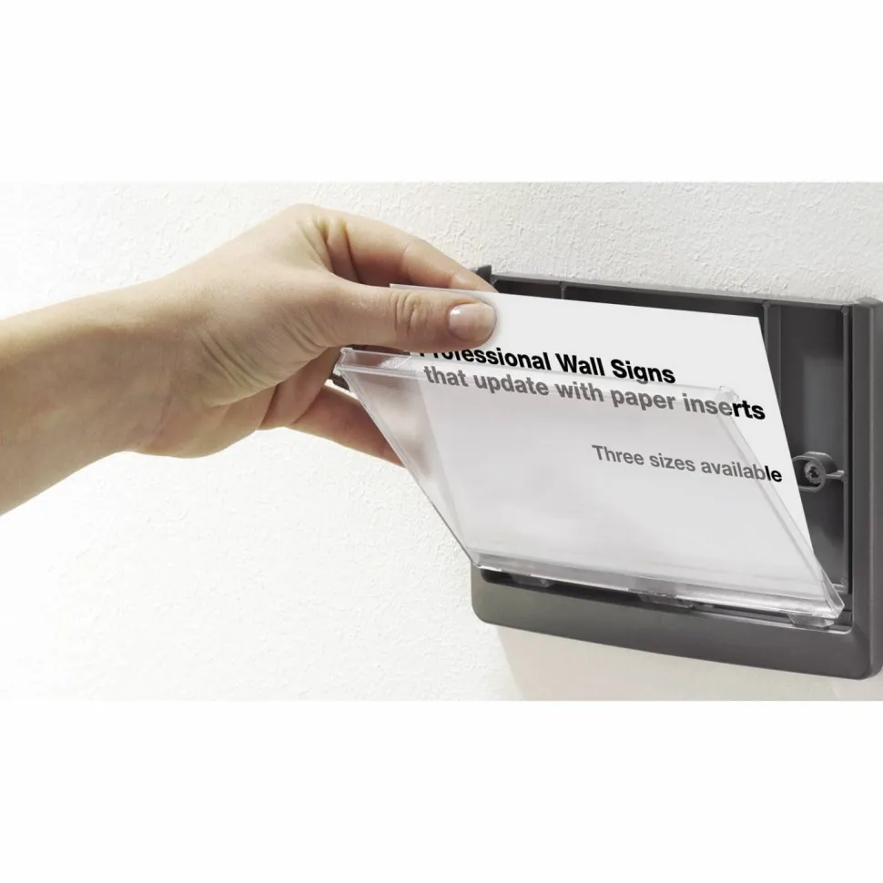 Durable Click Sign, 5 1/8"H x 6 3/4"W x 5/8"D