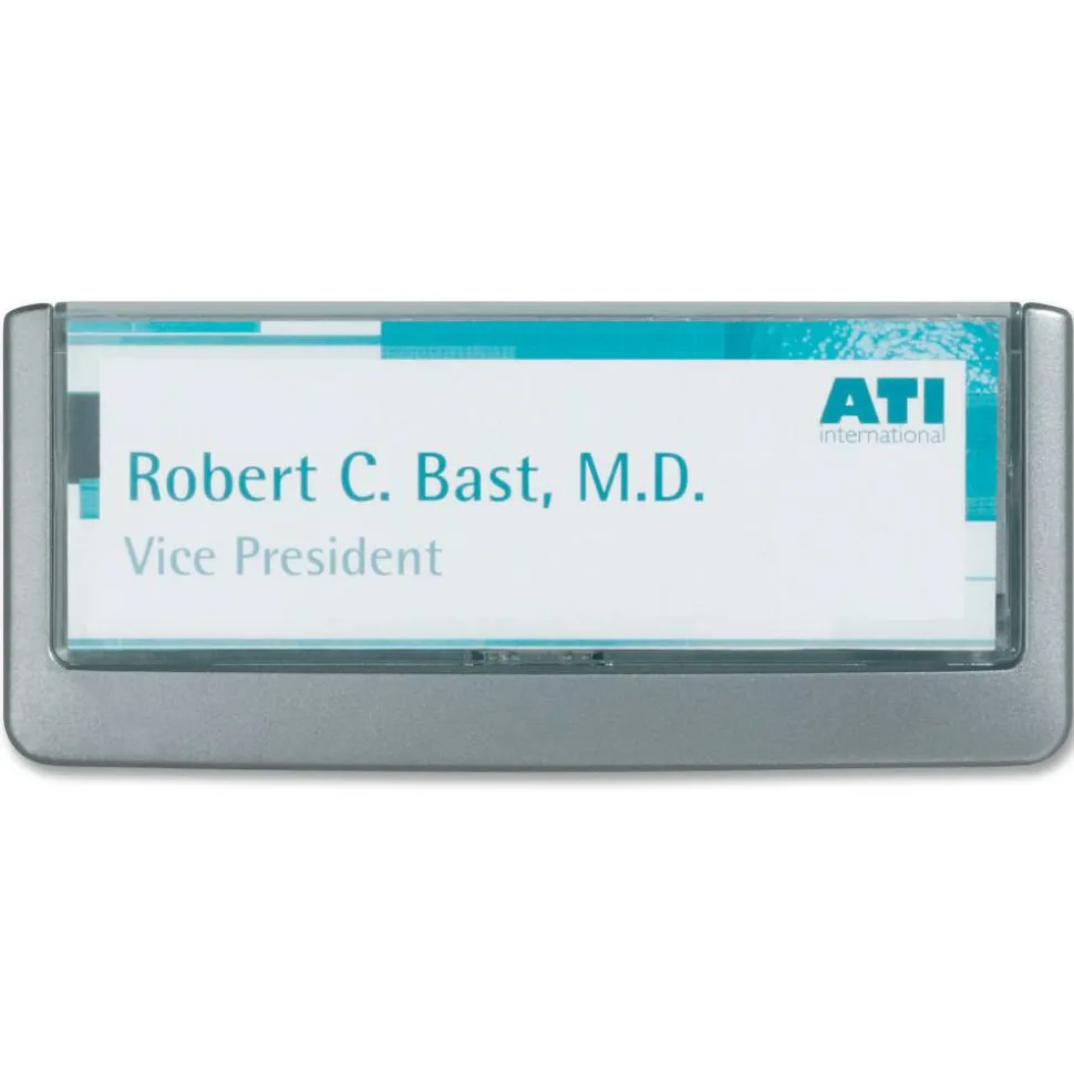 Durable Click Sign, 5 1/8"H x 6 3/4"W x 5/8"D