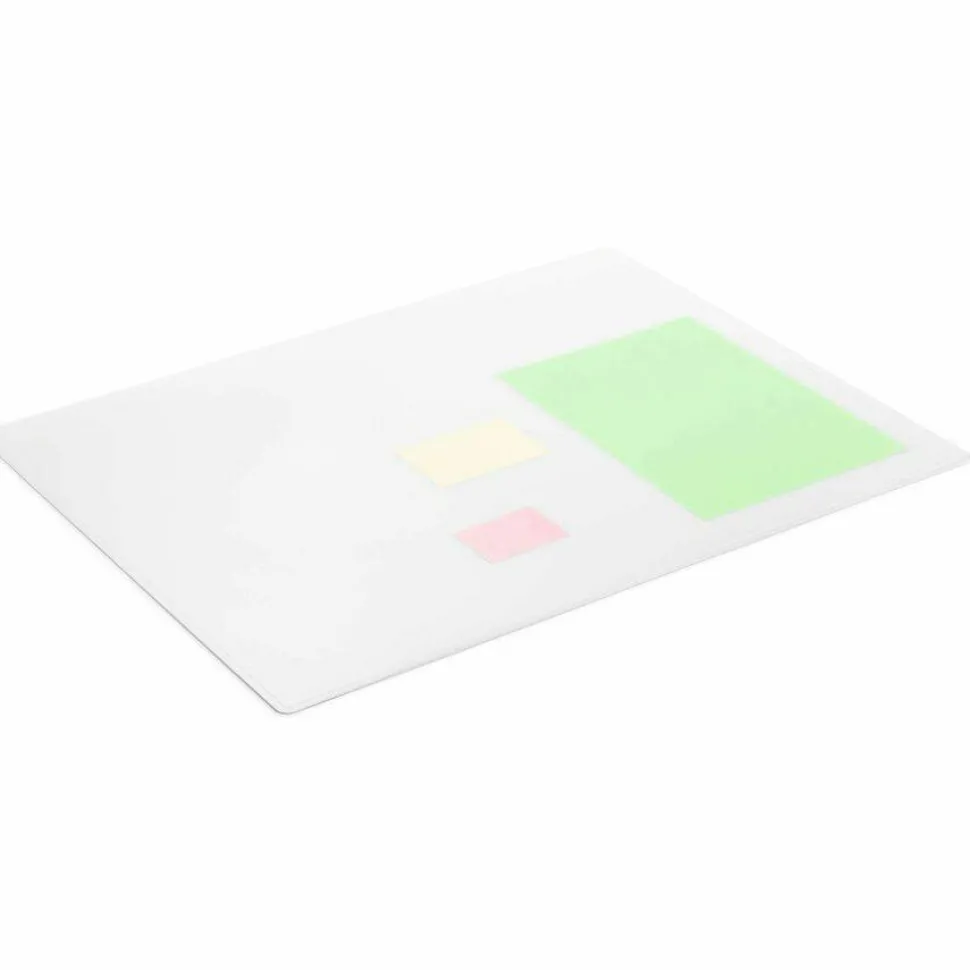 DURABLE Desk Mat 650x500mm Contoured Edges PP