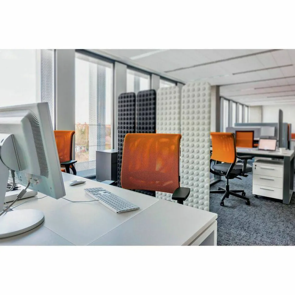 DURABLE Desk Mat 650x500mm Contoured Edges PP