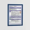 DURABLE DURAFRAME Letter, 8-1/2" x 11" , Dark Blue - 2 PK