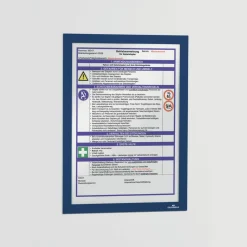 DURABLE DURAFRAME Letter, 8-1/2" x 11" , Dark Blue - 2 PK