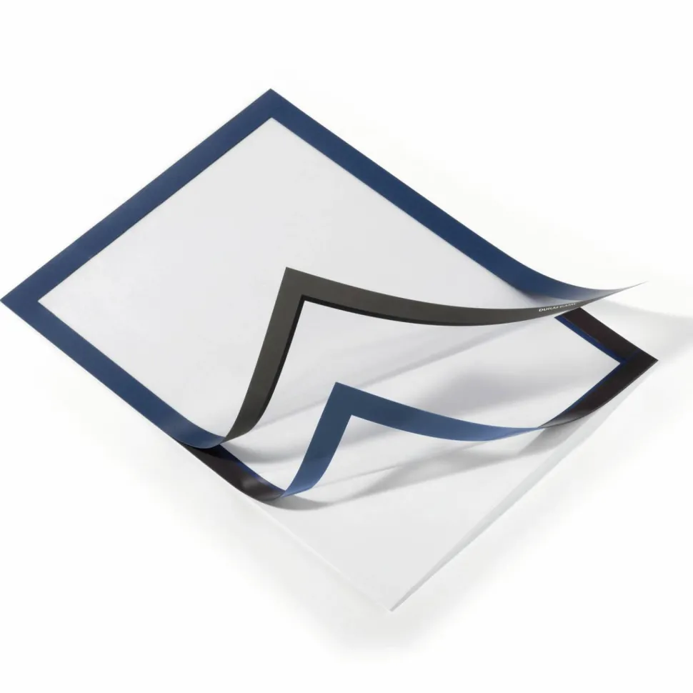 DURABLE DURAFRAME Letter, 8-1/2" x 11" , Dark Blue - 2 PK