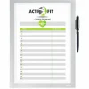 Durable DURAFRAME Note Sign Holder, 8.5 x 11, Silver Frame