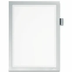 Durable DURAFRAME Note Sign Holder, 8.5 x 11, Silver Frame