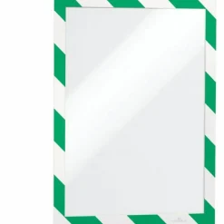 DURABLE DURAFRAME SECURITY Self-Adhesive Magnetic Letter Sign Holder - Holds Letter-Size 8-1/2