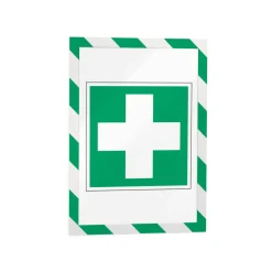 DURABLE DURAFRAME SECURITY Self-Adhesive Magnetic Letter Sign Holder - Holds Letter-Size 8-1/2