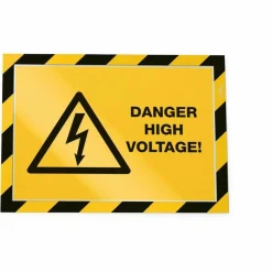 DURABLE DURAFRAME SECURITY Self-Adhesive Magnetic Letter Sign Holder - Holds Letter-Size 8-1/2