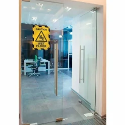 DURABLE DURAFRAME SECURITY Self-Adhesive Magnetic Letter Sign Holder - Holds Letter-Size 8-1/2