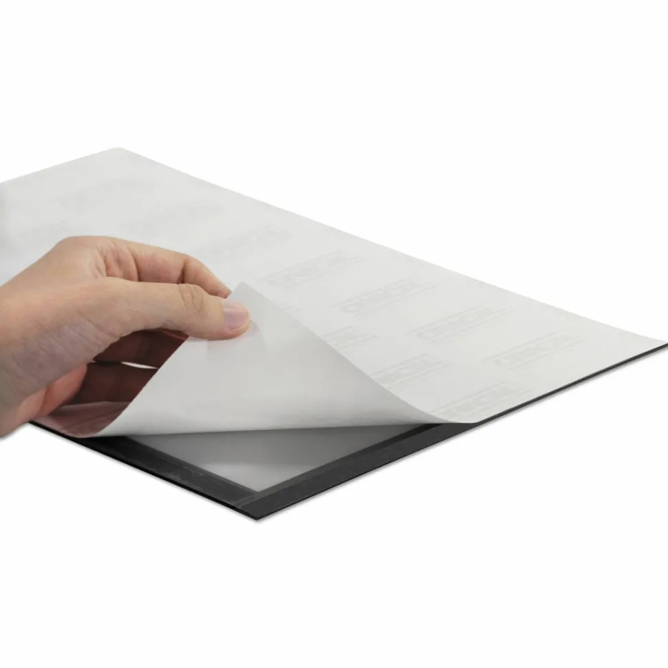 DURABLE DURAFRAME Self-Adhesive Magnetic Tabloid Sign Holder - Horizontal or Vertical, 12.25" x 18" Frame Size - Holds 11" x 17" Insert, 2 -Pack, Black