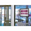DURABLE DURAFRAME Self-Adhesive Magnetic Letter Sign Holder - Horizontal or Vertical, 9.5" x 12" Frame Size - Holds 8.5" x 11" Insert, 2 -Pack, Black