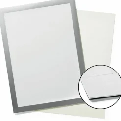 DURABLE DURAFRAME Sign Holders, 12" x 18", Silver, Set Of 2 Holders