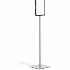 DURABLE Info Basic Floor Stand, Letter Size, Charcoal Gray