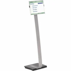 Durable Info Sign Duo Floor Sign Stand, 46 1/2