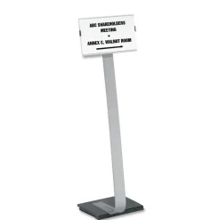 Durable Info Sign Duo Floor Sign Stand, 46 1/2