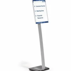 Durable Info Sign Duo Floor Sign Stand, 50