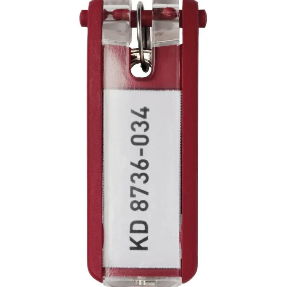 Durable 36-Key Locking Tag-Style Aluminum Key Cabinet, 11" x 11 3/4" x 4 5/8", Silver