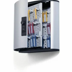 Durable 36-Key Locking Tag-Style Aluminum Key Cabinet, 11