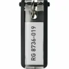 Durable 72-Key Locking Tag-Style Aluminum Key Box, 15 3/4"H x 11 3/4"W x 4 5/8"D, Silver