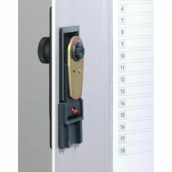 Durable 72-Key Locking Tag-Style Aluminum Key Box, 15 3/4