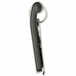 Durable Label Window Key Tags, Black, Pack Of 6