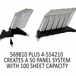 Durable Sherpa Desk Extension Set, Gray