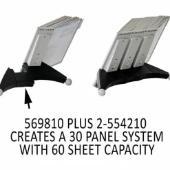 Durable Sherpa Desk Extension Set, Gray