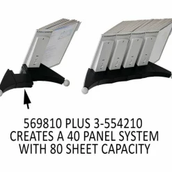 Durable Sherpa Desk Extension Set, Gray
