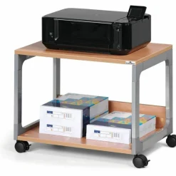 DURABLE System 48 Multifunction Trolley - 2 Shelf - 4 Casters - Metal, Steel, Melamine, Hardboard, Fiberglass, Plastic - 3710124