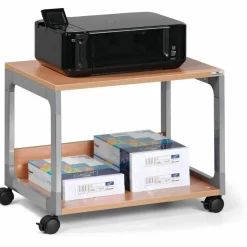 DURABLE System 48 Multifunction Trolley - 2 Shelf - 4 Casters - Metal, Steel, Melamine, Hardboard, Fiberglass, Plastic - 3710124