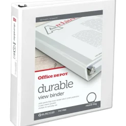 Durable View 3-Ring Binder, 1 1/2
