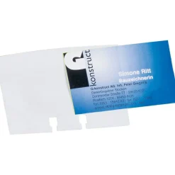 Durable VISIFIX Desk Business Card File, Holds 200 2.88 x 4.13 Cards, 5 x 9.31 x 3.56, Plastic, Graphite/Black