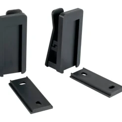DURABLE VISIOCLIP Wall Mount for Tablet, Smartphone - Charcoal Gray - 2.20 lb Load Capacity - Plastic - 1 Each