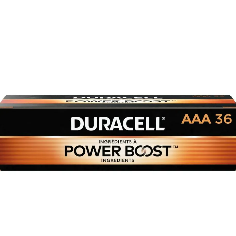 Duracell Coppertop AAA Alkaline Batteries, Box of 36