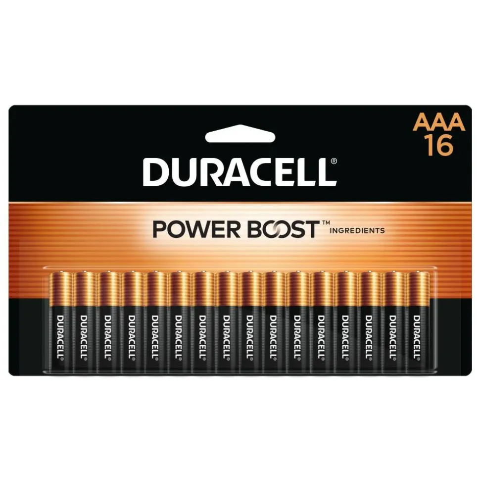 Duracell Coppertop AAA Alkaline Batteries, Pack of 16