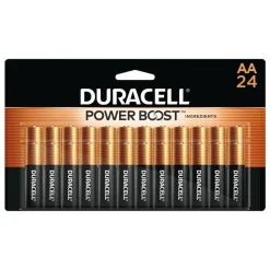 Duracell Coppertop AA Alkaline Batteries, Pack of 24