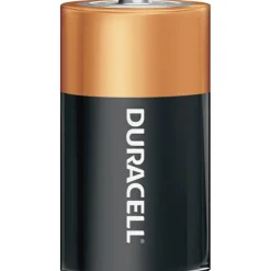 Duracell Coppertop Alkaline D Batteries, 2/Pack