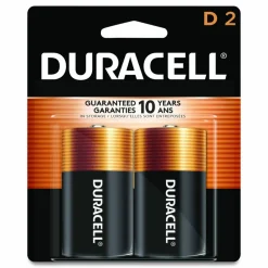 Duracell Coppertop Alkaline D Batteries, 2/Pack