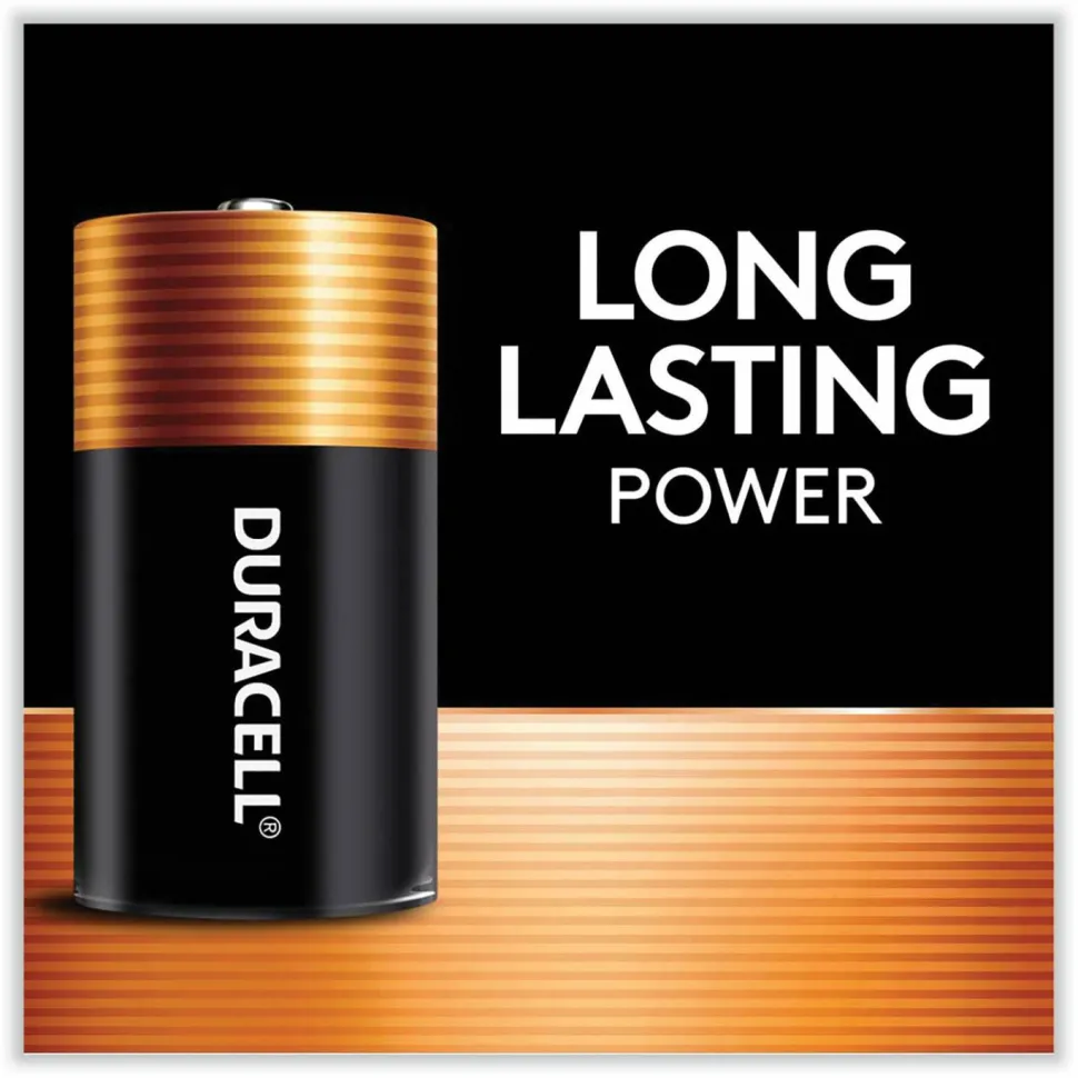 Duracell Coppertop Alkaline C Batteries, 2/Pack