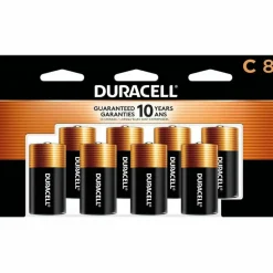 Duracell Coppertop Alkaline C Battery 8-Packs