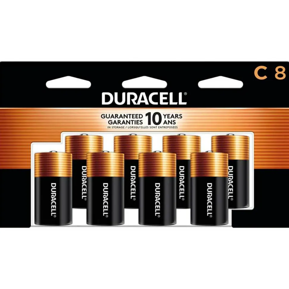 Duracell Coppertop C Alkaline Batteries, Pack of 8, MN14R8DW