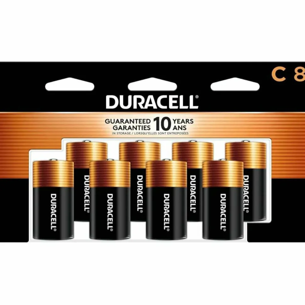 Duracell Coppertop C Alkaline Batteries, Pack of 8, MN14RT8Z