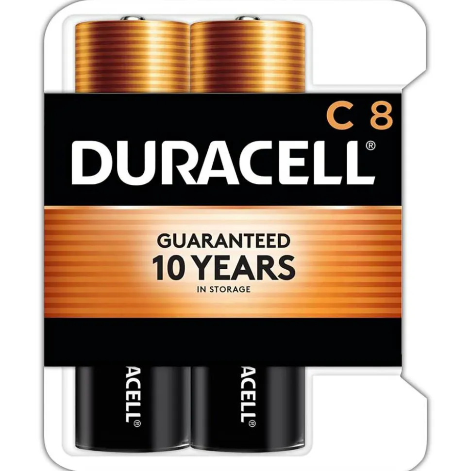 Duracell Coppertop C Alkaline Batteries, Pack of 8, MN14RT8Z
