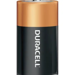 Duracell Coppertop D Alkaline Batteries, Pack of 4