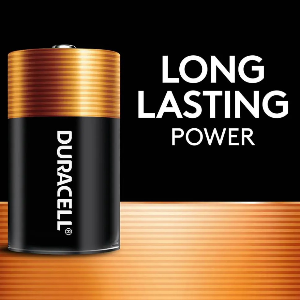 Duracell Coppertop D Alkaline Batteries, Pack of 8, MN13RT8Z