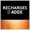 Duracell ION SPEED 1000 Advanced Charger, For AA and AAA, Includes 4 AA NiMH Batteries